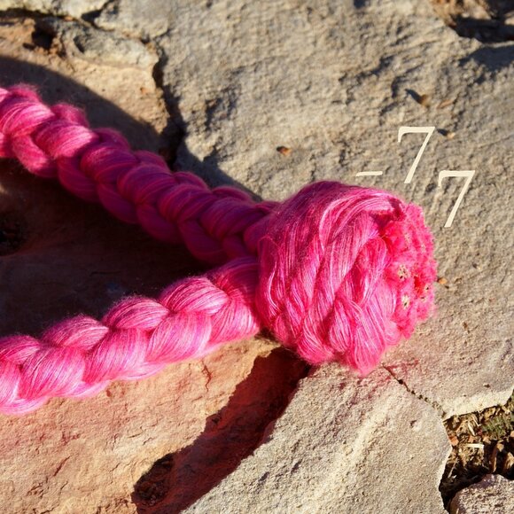 Colorful Soft Cotton Rope 4-Plait Braided Bosal for Loping/Breaking Hackamore - Picture 2 of 2